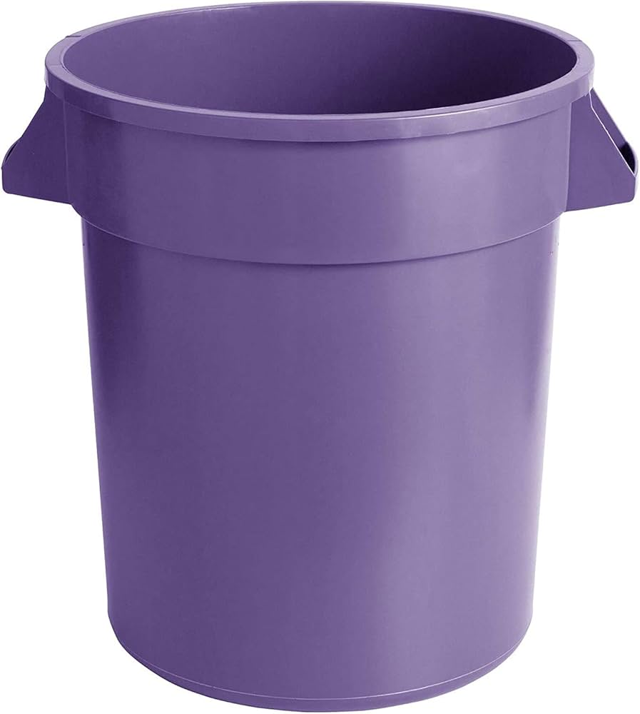 Violet Plastic  100 Lt   Trash Bin image