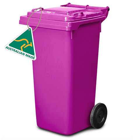 Violet Plastic 120 Lt. Wheeli Bin image