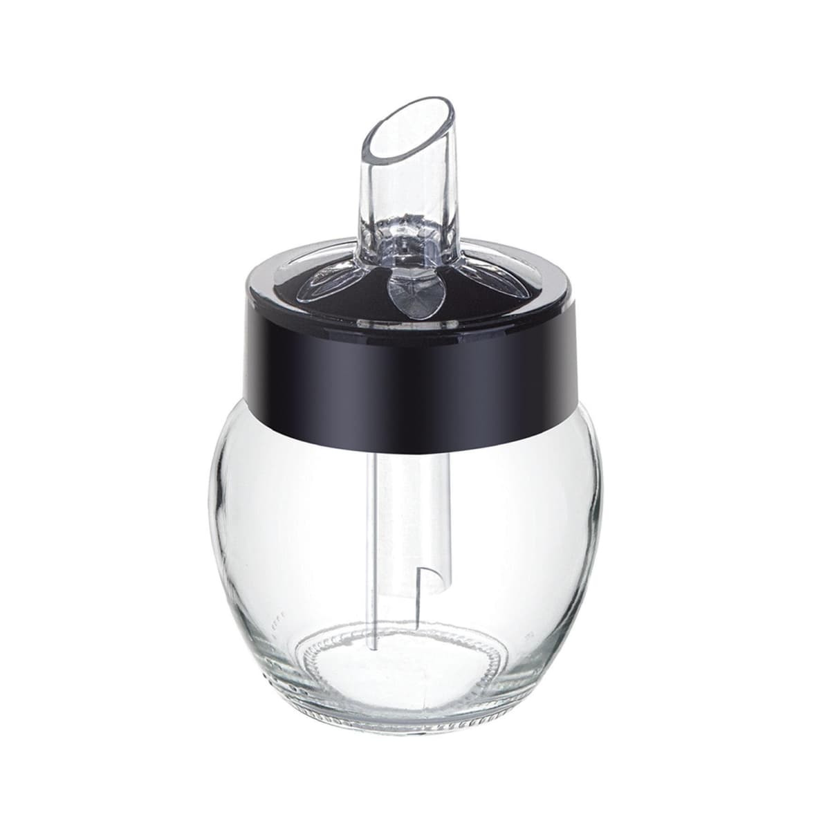 Glass Daisy Powder Sugar Dispenser 210 cc