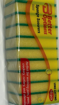 Better Options 10pc Sponge Scourer Pk20 image