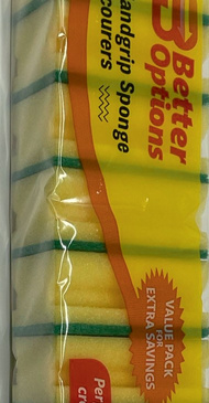 Better Options 10pc Handgrip Sponge Scourer Pk20 image