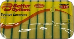 Better Options 20pc Handgrip Sponge Scourer Pk10 2
