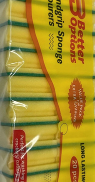 Better Options 20pc Handgrip Sponge Scourer Pk10 image