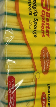 Better Options 20pc Handgrip Sponge Scourer Pk10 3