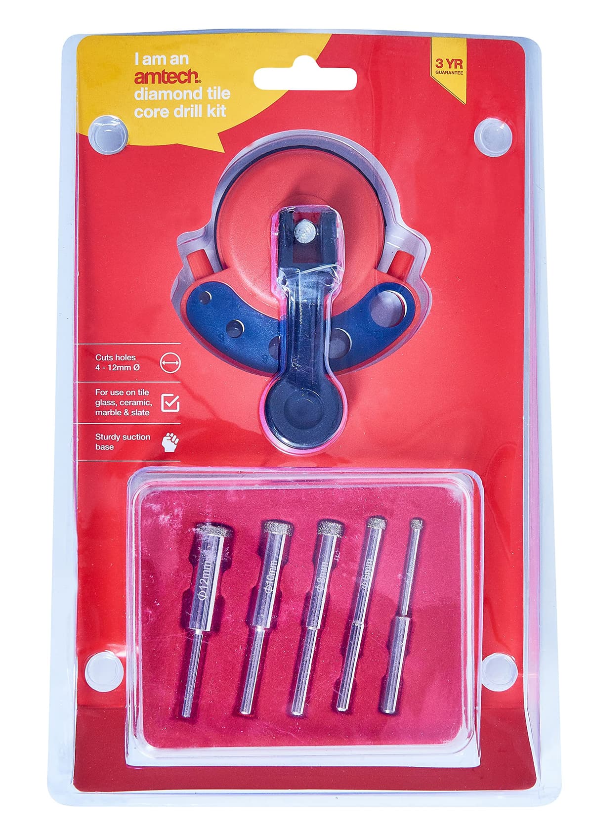 Am-Tech Diamond Tile Core Drill Kit
