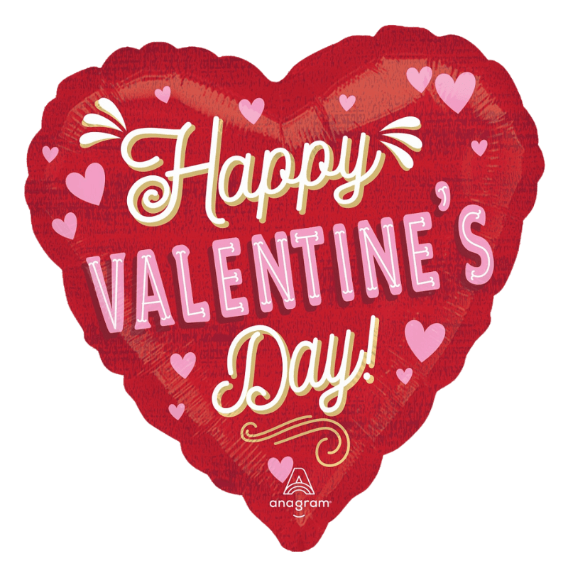 Anagram Retro  Valentine Balloon