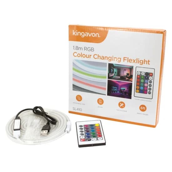 Blackspur 1.8M RGB Colour Changing Flexlight