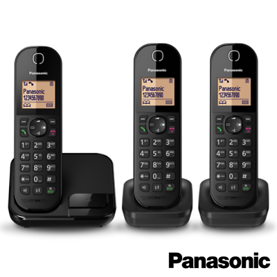 Panasonic Twin Digital Cordless Phone with Nuisance Call Block image