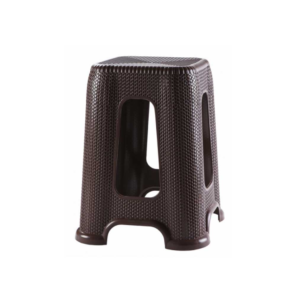 Violet Plastic Braided Stool Big 
