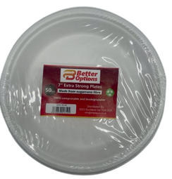 Better Options 7 Inch Round Plate 50 Pcs image