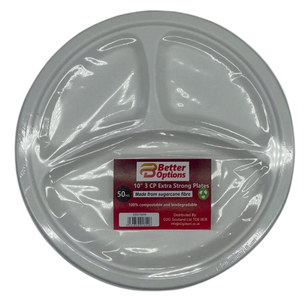 Better Options 10 Inch Round Plate 3CP PK50 image