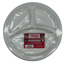 Better Options 10 Inch Round Plate 3CP PK50 3