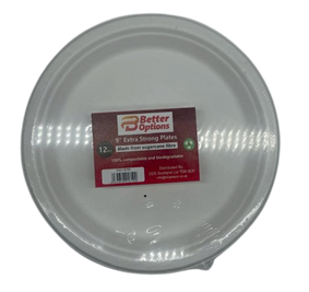 Better Options 9 Inch Round Plate PK12 image