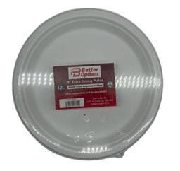 Better Options 9 Inch Round Plate PK12 3