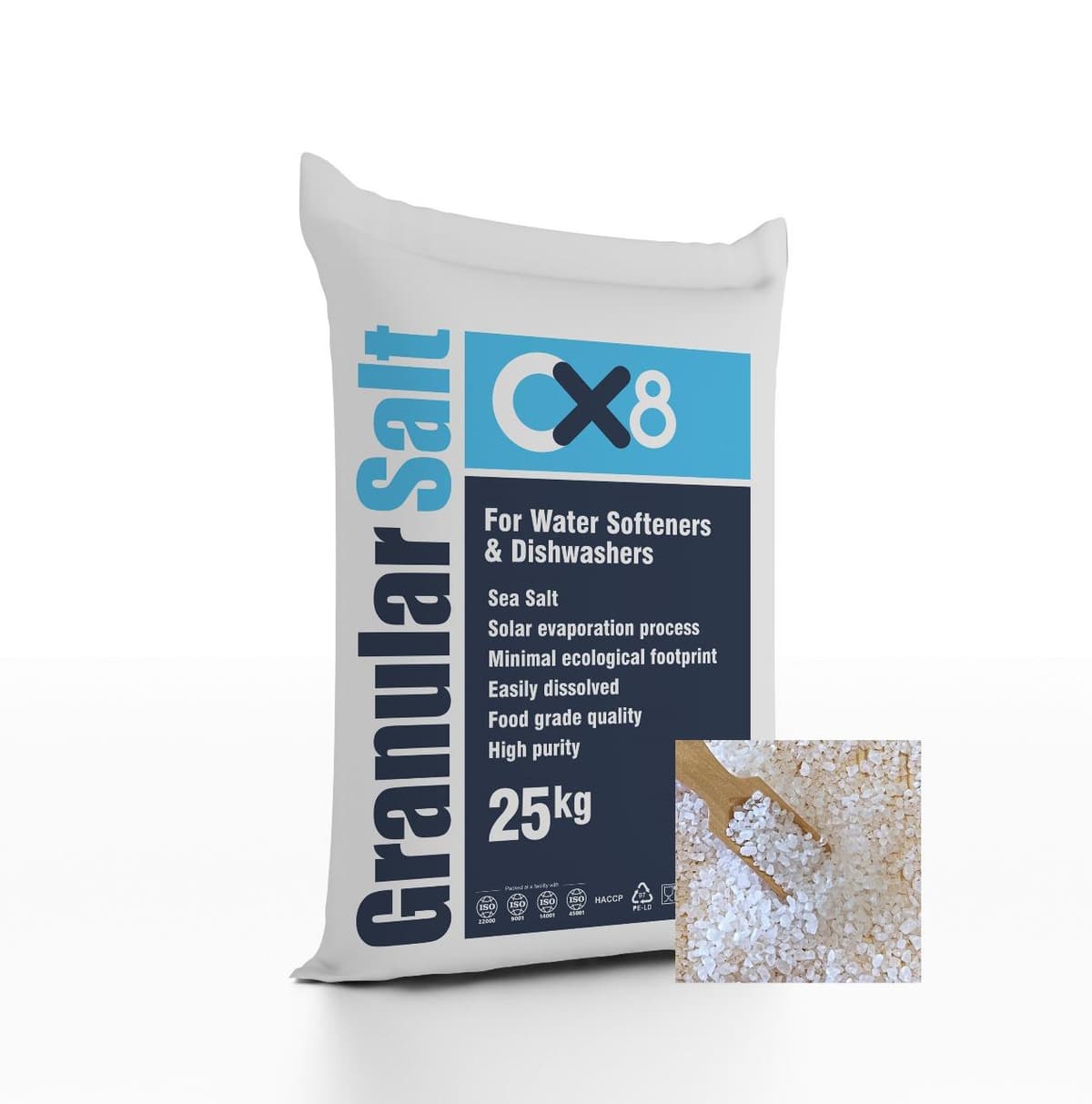 OX8 GRANULAR SALT 25kg Water Softner
  