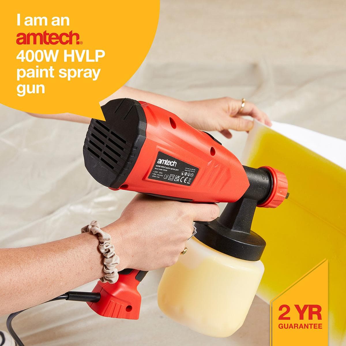 Am-tech 400W HVLP Paints Spray Gun