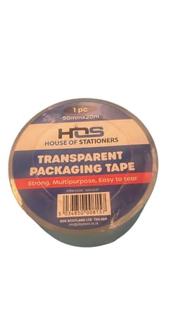 HOS Clear Packaging Tape 50MMX20M 2