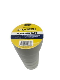 Loc-tech 6pk 48mmx20m Masking Tape 1