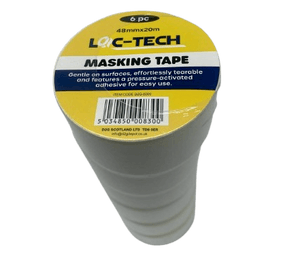 Loc-tech 6pk 48mmx20m Masking Tape