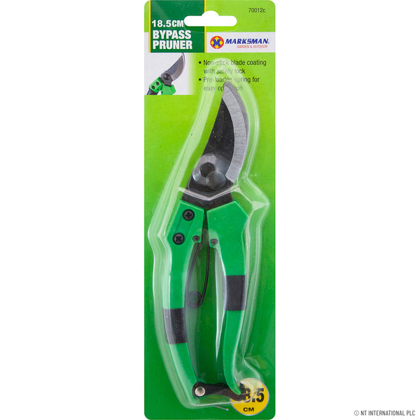 NT 18.5cm Bypass Pruning Shears - Green image
