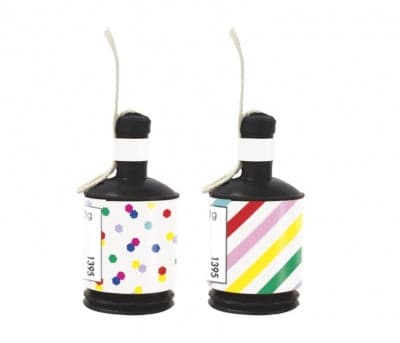 Unique 30 Stripe & Conftt Party Popers