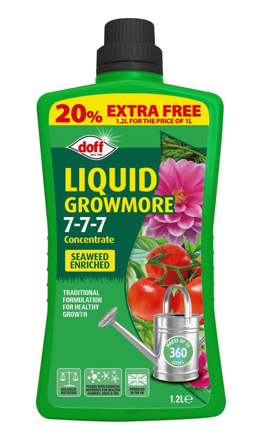 Doff Doff Liquid Growmore 7-7-7 Concentrate 1.2ltr