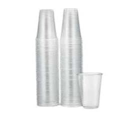 Better Options 100pc ( 7ozs , 200cc) Reusable Plastic Cups Clear 1