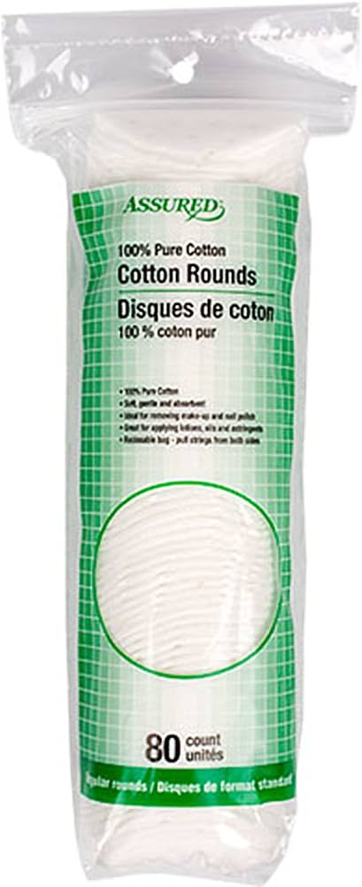 County 80's Cotton Round Pads Stitched image