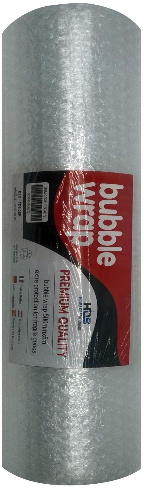 HOUSE OF STATIONERS Bubble Wrap 500mmx5m