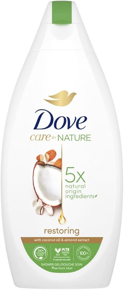 Dove Nature 225ml Shower Gel Resttoring Coco&Almond image