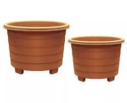 Thumb 32cm Round Planter (Terracotta)