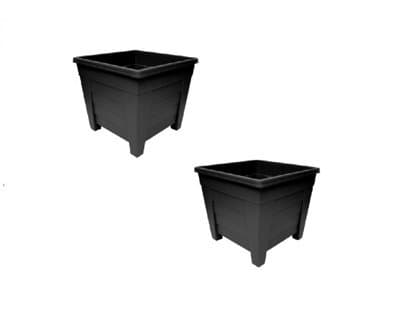 Thumb 33cm Square Planter (Ebony)