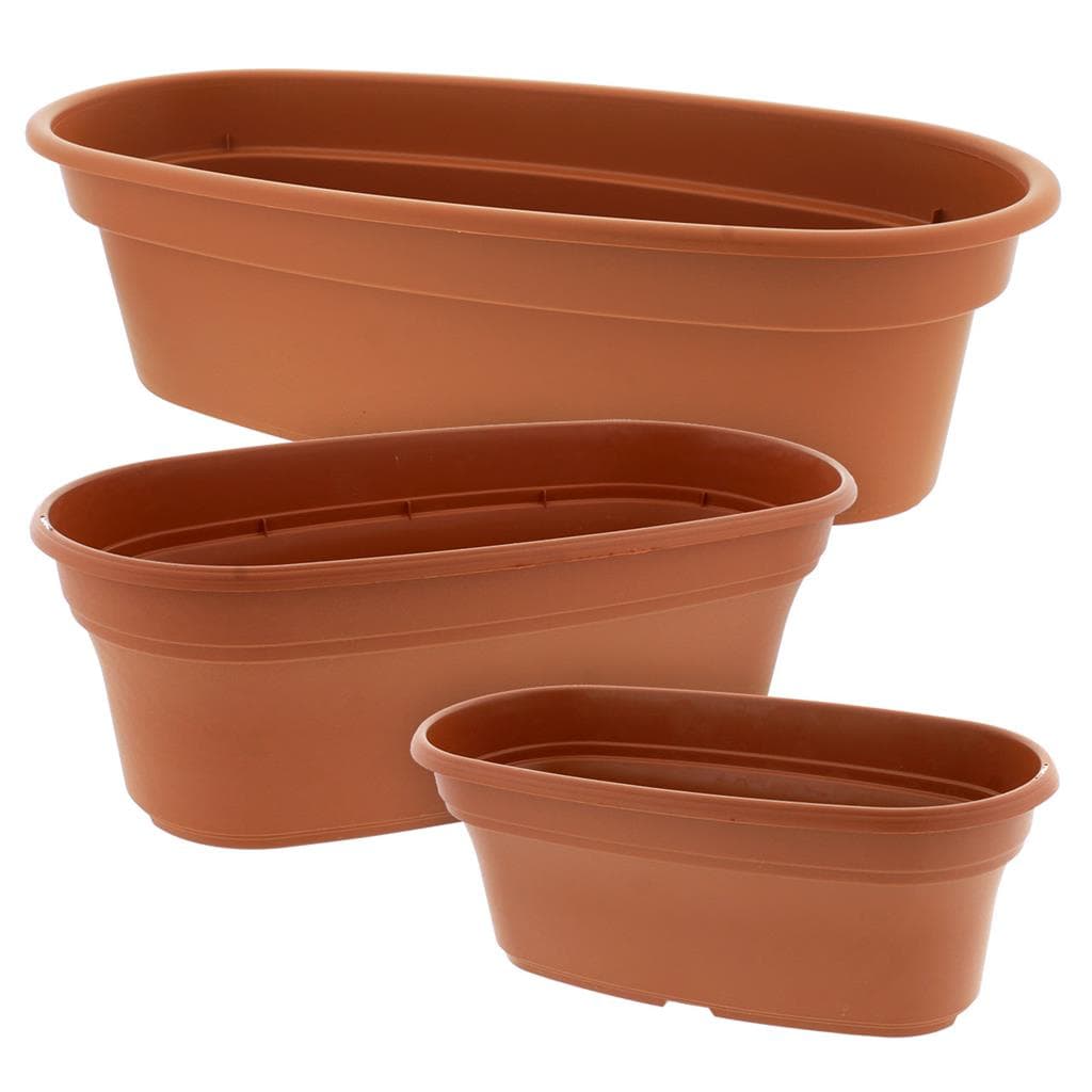 Thumb 55cm Oval Planter (Terracotta)