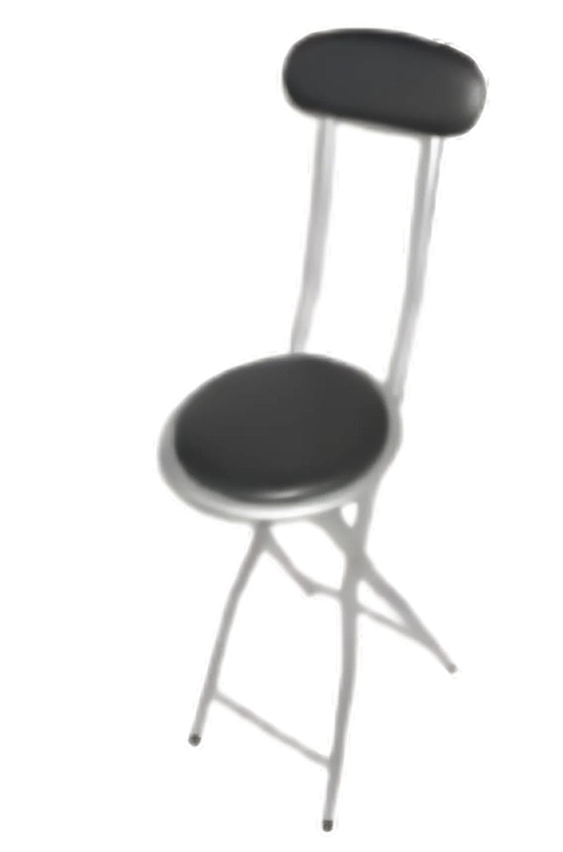 D2G- PVC Padded  Bar Chair Black 
