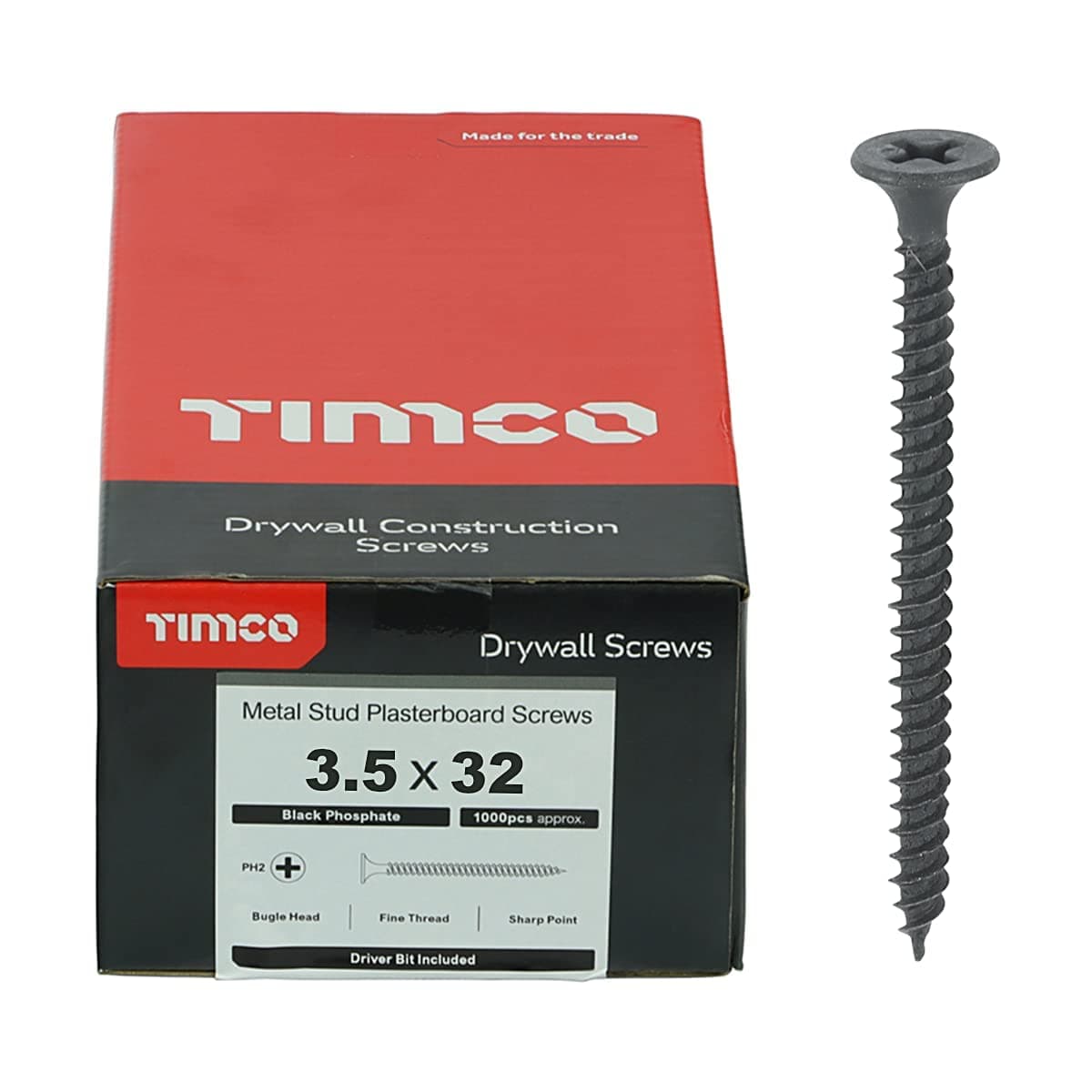 TIMCO 3.5X42 mm Drywall Screw SELF DRILL Zinc 1000PCS