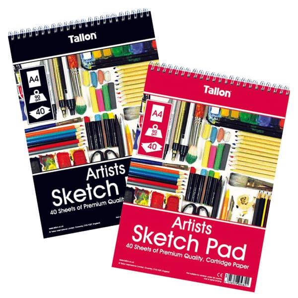 Tallon A4 40 Sheets Sketch Pad