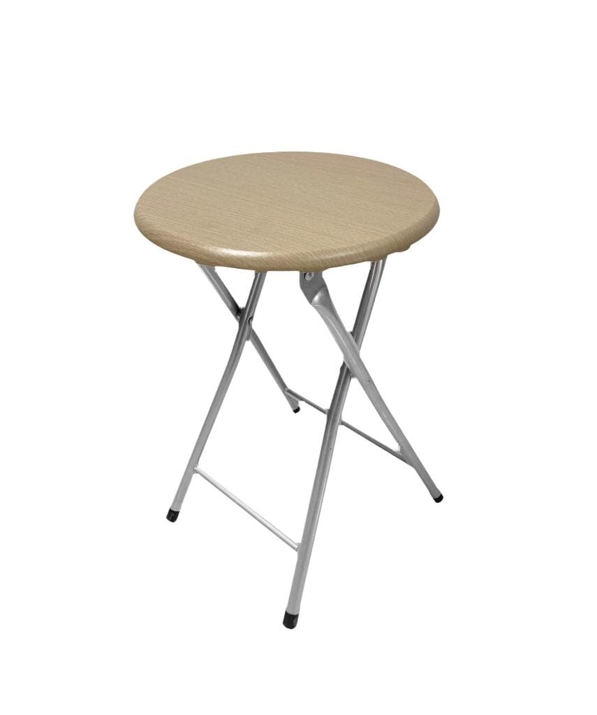 D2G Folding Metal Stool- Natural