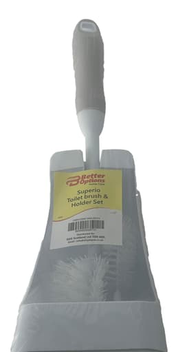 Better Options SUPERIO TOILET BRUSH & HOLDER SET 1
