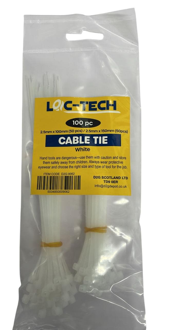 Loc-Tech 100PC 2.5MM*100MM(50PCS)/2.5MM*150MM(50PCS)