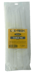 Loc-Tech 100PC 3.5*200MM CABLE TIE WHITE 2