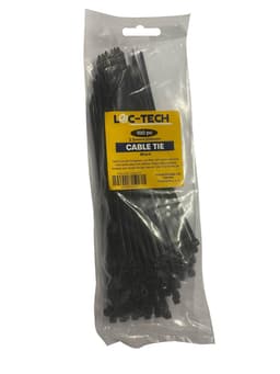 Loc-Tech 100PC 3.5*200MM CABLE TIE BLACK 1