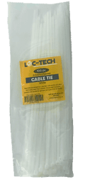 Loc-Tech 100PC 3.5*250MM CABLE TIE WHITE 2