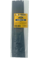Loc-Tech 30PC 4.8*300MM CABLE TIE Black 2