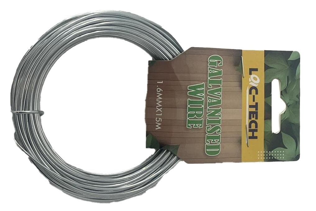Loc-Tech 1.6MM*15M GALVANISED WIRE