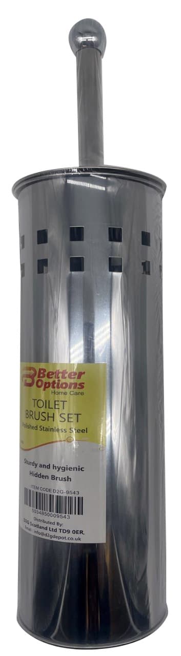 Better Options Toilet Brush Stainless Steel