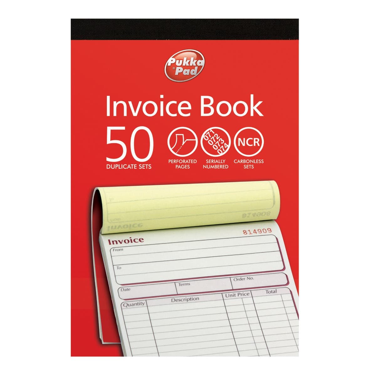 Pukka-Pads Invoice Duplicate Book DCU5842 NCR - pack of 5