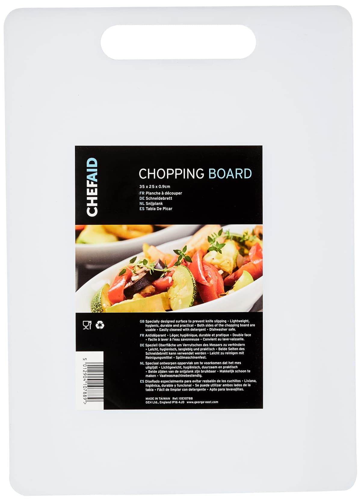 Chef Aid White Poly Chopping Board