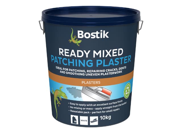 BOSTIK READY-MIXED PATCHING PLASTER 
PLASTIC PAILS 10 KG