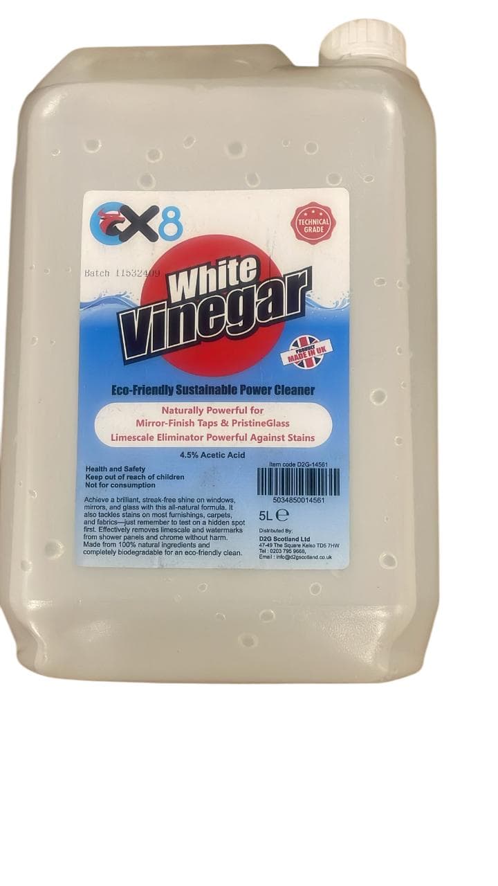 OX8 White Vinegar 5 ltr