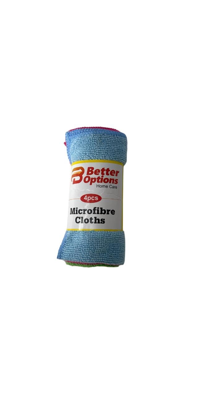 Better Options 4pcs Microfibre Cloth